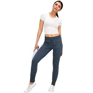 Free People Sunny Skinny Sweatpants Navy Blue FP Movement Size Small